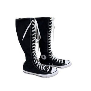 Converse Chuck Taylor All Star XXHi Black Back Zip Boot Shoe A09429C Womens sz 9